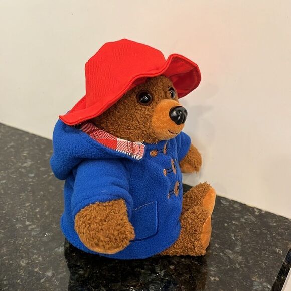 Paddington Bear 🐻 10” Plush Red Hat Blue Coat - Picture 5 of 7